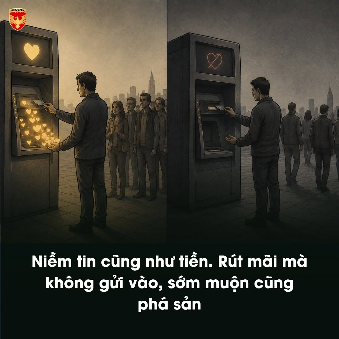 Niềm tin rút mãi mà không gửi vào, sớm muộn cũng phá sản!