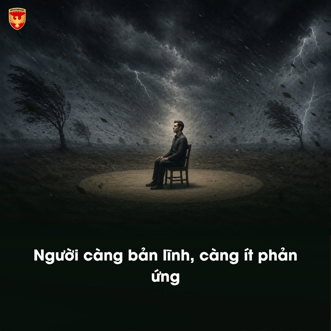 Người càng bản lĩnh, càng ít phản ứng