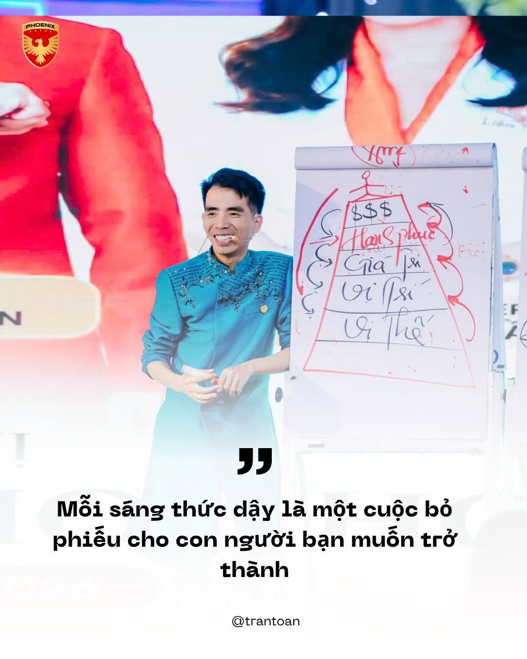 mỗi sáng thức dậy, là một cuộc bỏ phiếu cho con người bạn